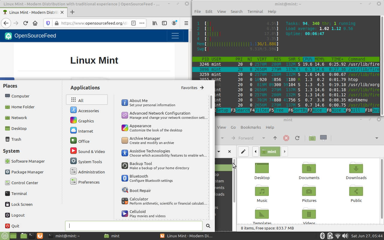 Linux Mint 20 MATE Edition Preview